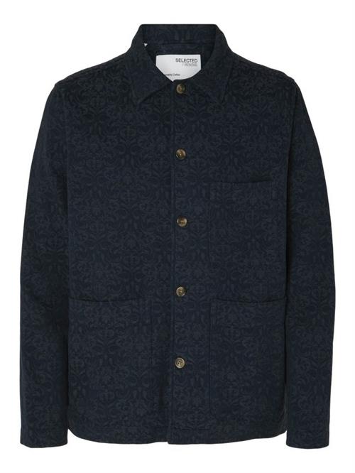 SLH-JASON OVERSHIRT LS JACQUARD