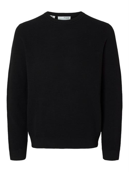 Se SLHROSS LS KNIT STRUCTURE CREW NECK hos Din tøjmand