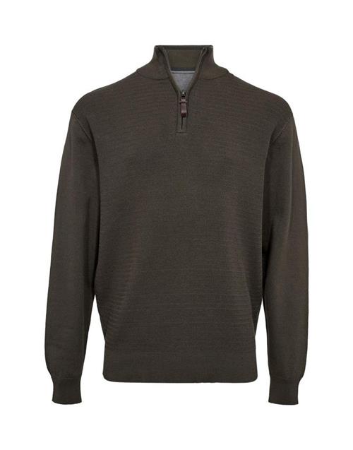 Se Reg fit structure half zip hos Din tøjmand