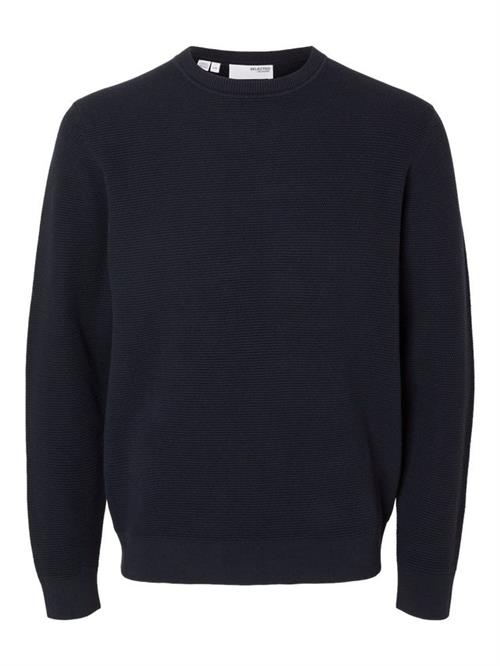 Se SLHROSS LS KNIT STRUCTURE CREW NECK hos Din tøjmand