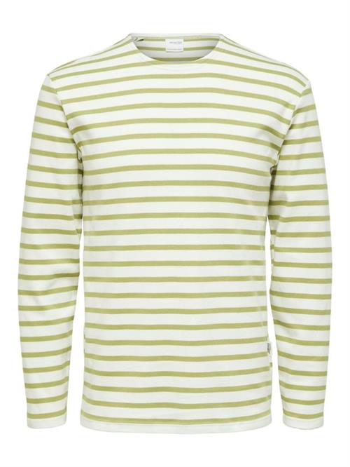 SLHBRIAC STRIPE LS O-NECK TEE NOOS