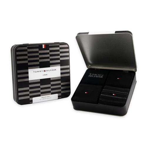 TH MEN SOCK 4P TIN GIFTBOX TOMMY