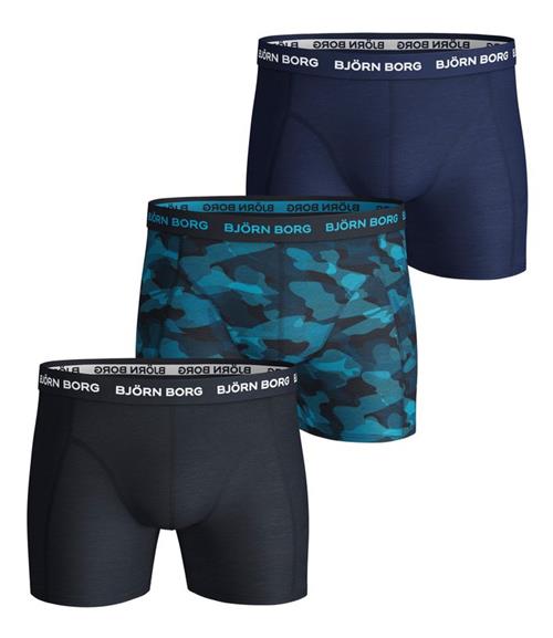 COTTON STRETCH BOXER 3p, MULTIPACK 9