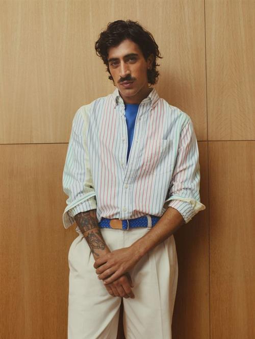 REG ARCHIVE OXF MULTI STRIPE SHIRT