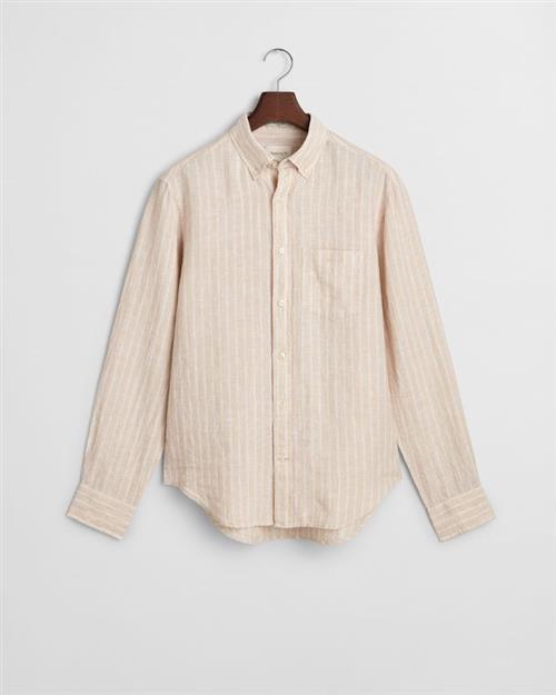 REG LINEN STRIPE SHIRT