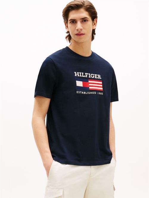 AMERICANA MONOTYPE FLAG BOX TEE