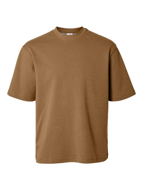Se SLHLOOSEOSCAR SS O-NECK TEE NOOS hos Din tøjmand