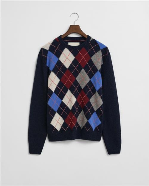 ARGYLE C-NECK