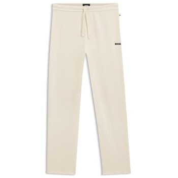 BOSS Waffle Pants Offwhite X-Large Herre