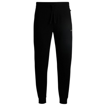 BOSS Waffle Pants With Cuff Sort Large Herre