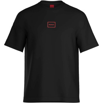 HUGO Laze T-Shirt Sort bomuld Medium Herre