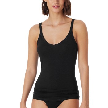 Schiesser Personal Fit Spaghetti Top Sort 3XL Dame