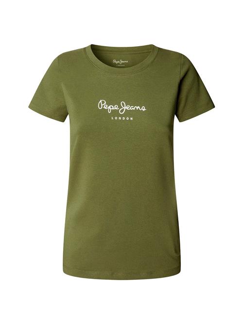 Pepe Jeans Shirts 'New Virginia'  oliven / hvid