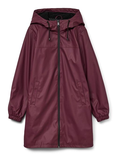 VERO MODA Overgangsfrakke 'ASTA'  burgunder