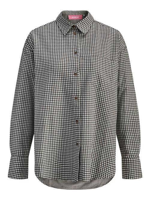 JJXX Bluse 'JAMIE'  sort-meleret / hvid