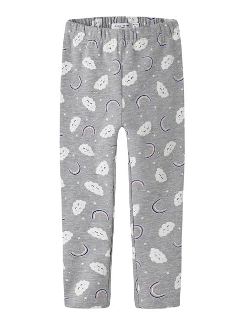Se NAME IT Sweat Leggings Davina Grey Melange Rainbow Clouds hos SmartKidz