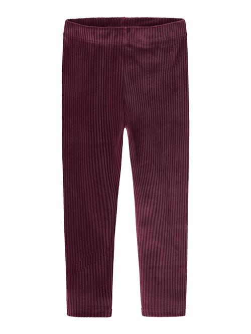 NAME IT Velour Leggings Veloa Burgundy