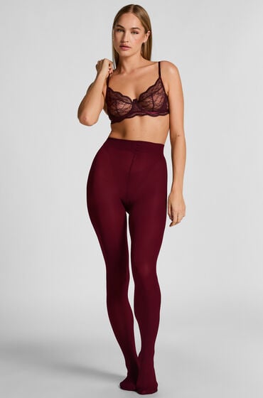 Hunkemöller Strømpebukser 50 Denier Velvet Touch Lilla