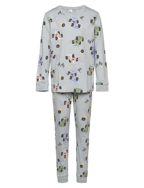 Pyjama Vehicle Dino Lindex Grey