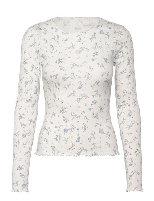 Pyjamaströja I Pointelle Lindex White
