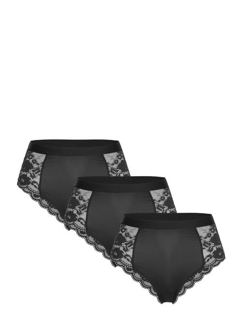 Brief Brazilian High Iris 3 P Lindex Black