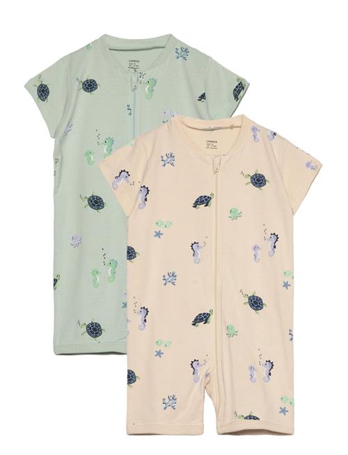 Pyjamas Romper 2 Pack Aop Lindex Patterned