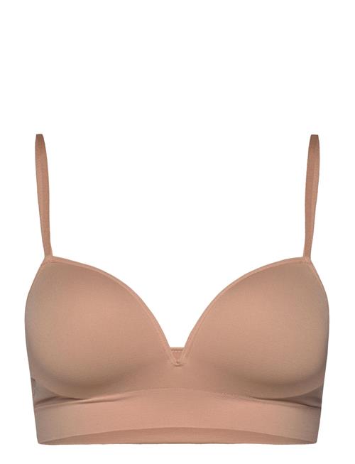 Bra Seamless Push Up Joy Lindex Beige