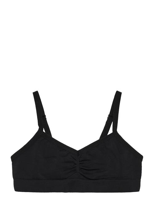 Top Seamless V Neck Lindex Black