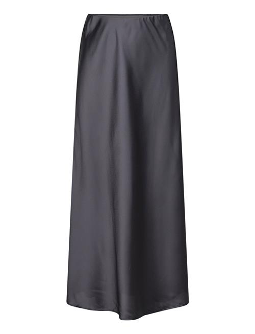 Skirt Satin Lindex Black