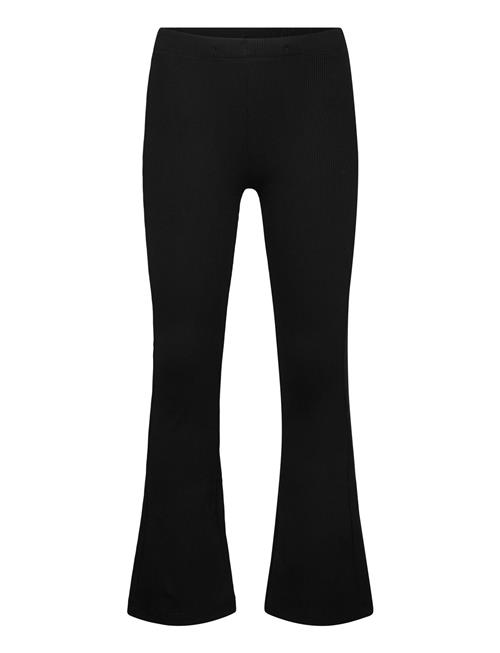 Leggings Flare 2X2 Rib Lindex Black