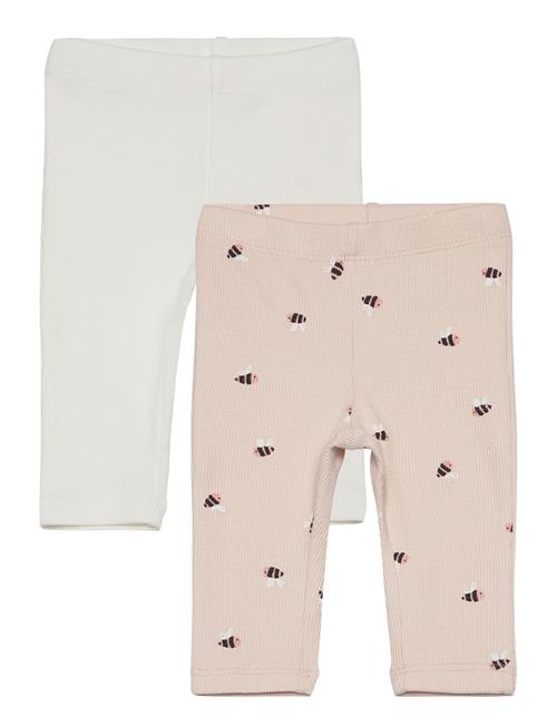 Leggings Bumblebee Aop Nb 2 P Lindex Pink