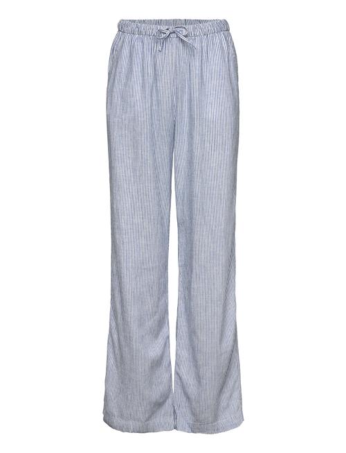 Trousers Linen Blend Lindex Blue