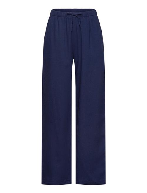 Trousers Linen Blend Lindex Blue