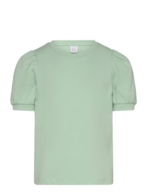Top Basic Puff Sleeve Lindex Green