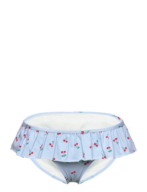 Bikini Brief Flounce Aop Lindex Blue