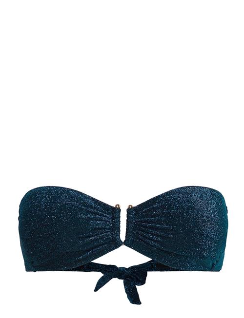 Bra Bandeau Brie Lurex Lindex Blue