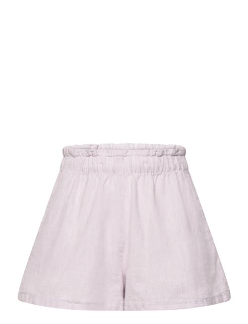 Shorts Linen Solid Lindex Purple