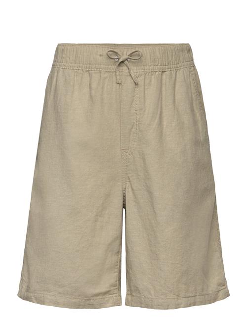 Shorts Linen Blend Lindex Khaki