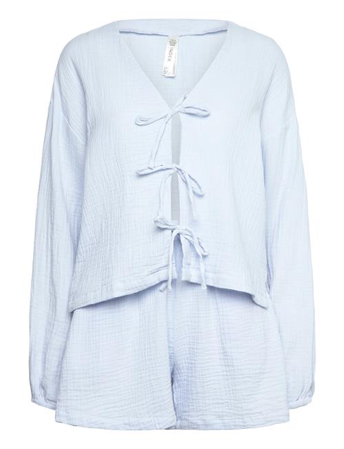 Pyjama Set Cotton Gauze Lindex Blue