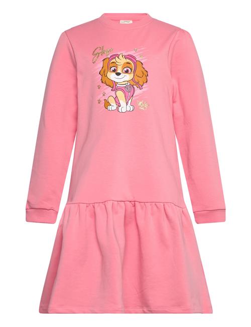 Dress Ls Sweat Minymo Pink