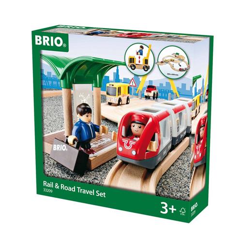 BRIO BRIO® World - 33209 Rail & Road Travel Set 3-6 Y      unisex