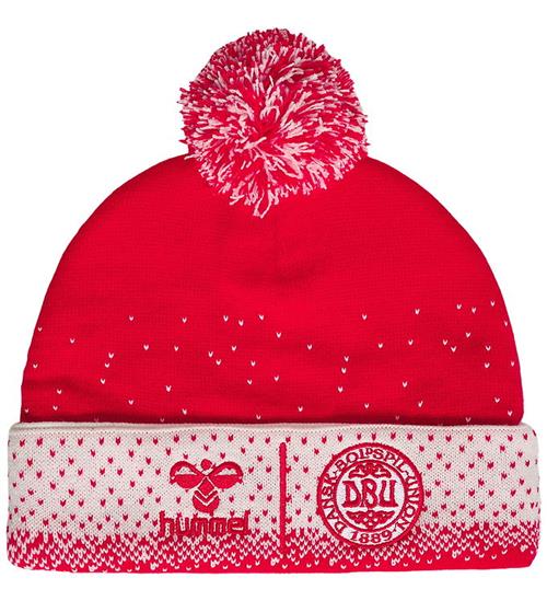 Hummel Hue - Strik - Kids - hmlDBU Fan Xmas Beanie - Tango Red