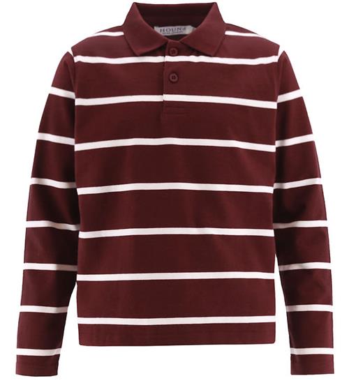 Se Hound Polobluse - Rugby - Burgundy ved KidsWorld