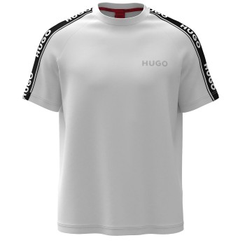 HUGO LIAM T-Shirt Hvid/Sort bomuld Small Herre