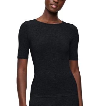Triumph Beauty Layers Short Sleeve Wool Top Sort uld Small Dame
