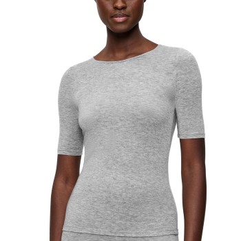Triumph Beauty Layers Short Sleeve Wool Top Grå uld Large Dame