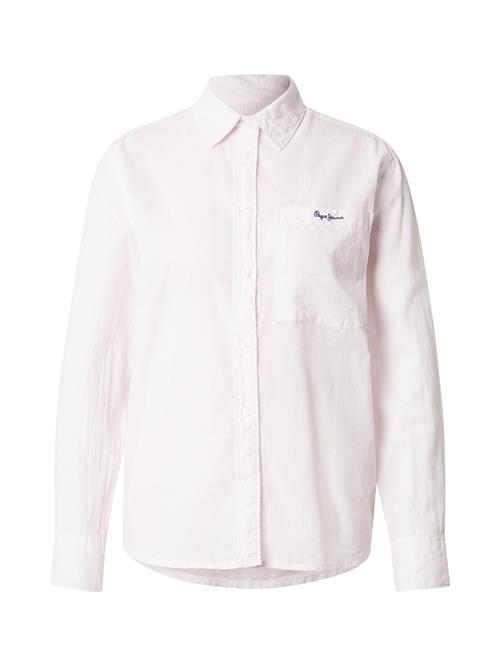 Se Pepe Jeans Bluse 'GILDA'  marin / pastelpink / hvid ved About You