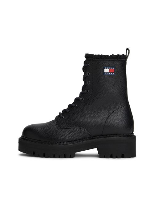 Tommy Jeans Snørestøvletter  sort