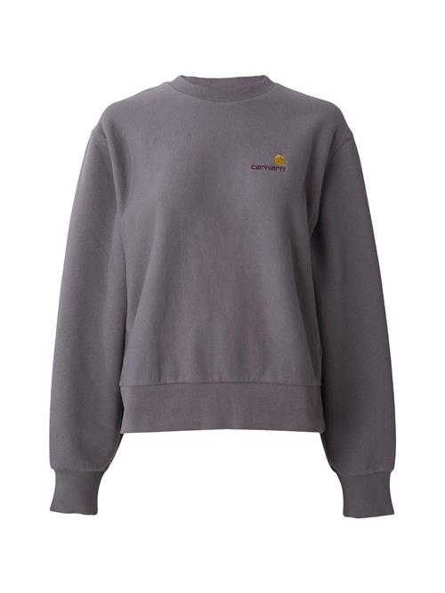 Carhartt WIP Sweatshirt 'American Script'  gul / bordeaux / purpur