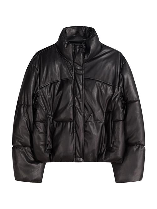 Bershka Overgangsjakke  sort
